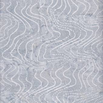 compare product Batik Quilt Backing 458 - Wavey Pale Blue