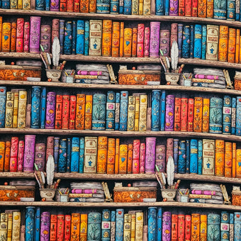compare product Dark Academia - Bright Bookshelf
