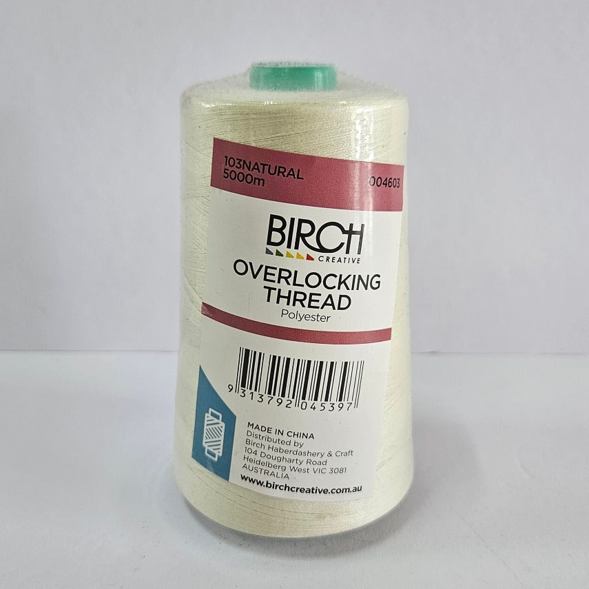 Overlocking Thread - 5000mt - Natural