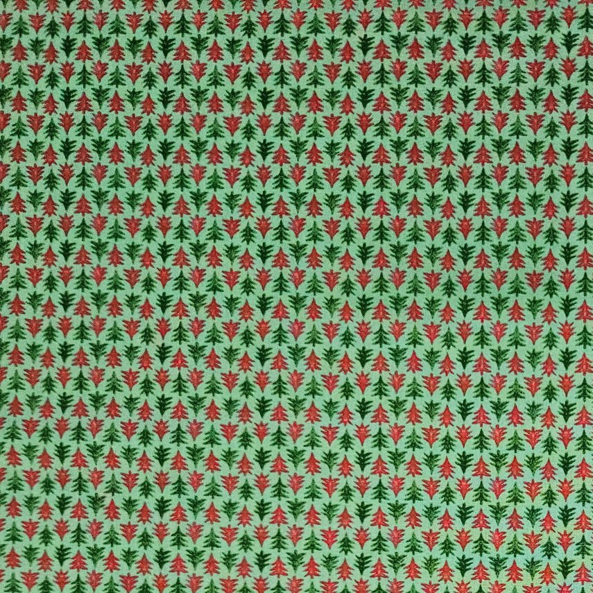 Liberty - The Merry and Bright Collection - Festive Firs A Green