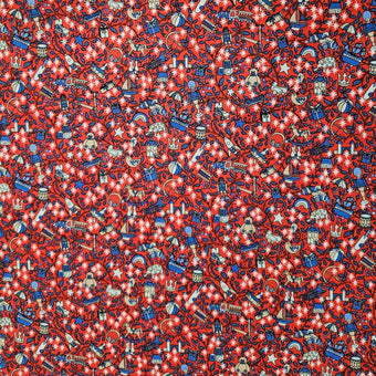compare product Liberty - The Merry and Bright Collection - Magical Forest B Red