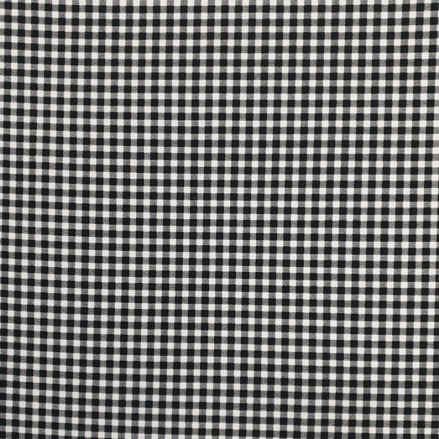 Gingham 4mm Black