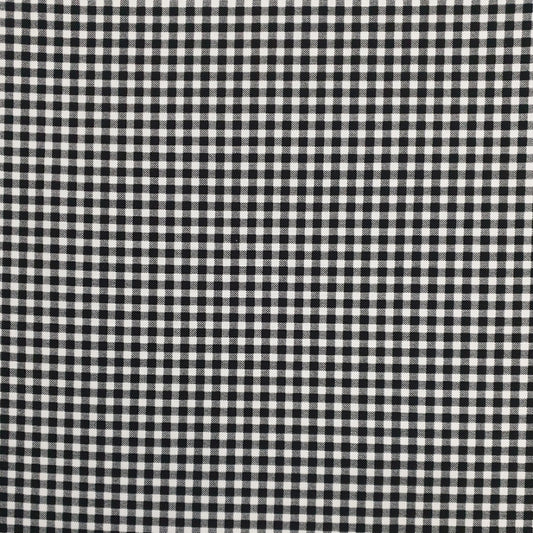 Gingham 4mm Black