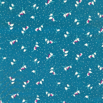 compare product Liberty - A Woodland Christmas - Christmas Cottage B Teal