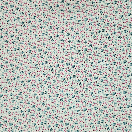 Liberty - A Woodland Christmas - Frost Berry B Aqua