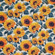 Sunflowers on White
