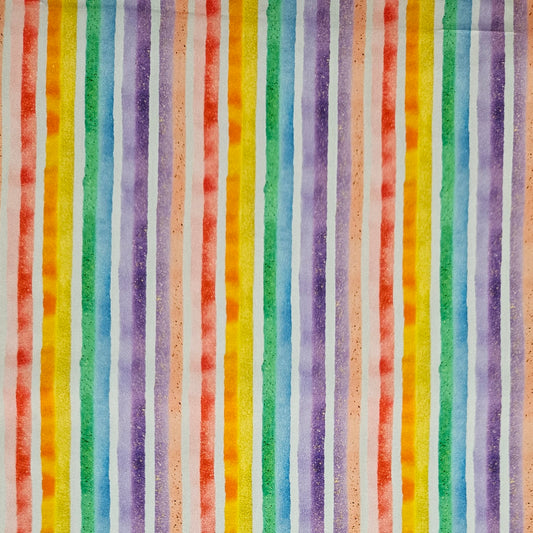 Watercolour Rainbow Stripes