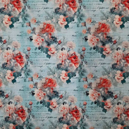 Scripted Florals 7762