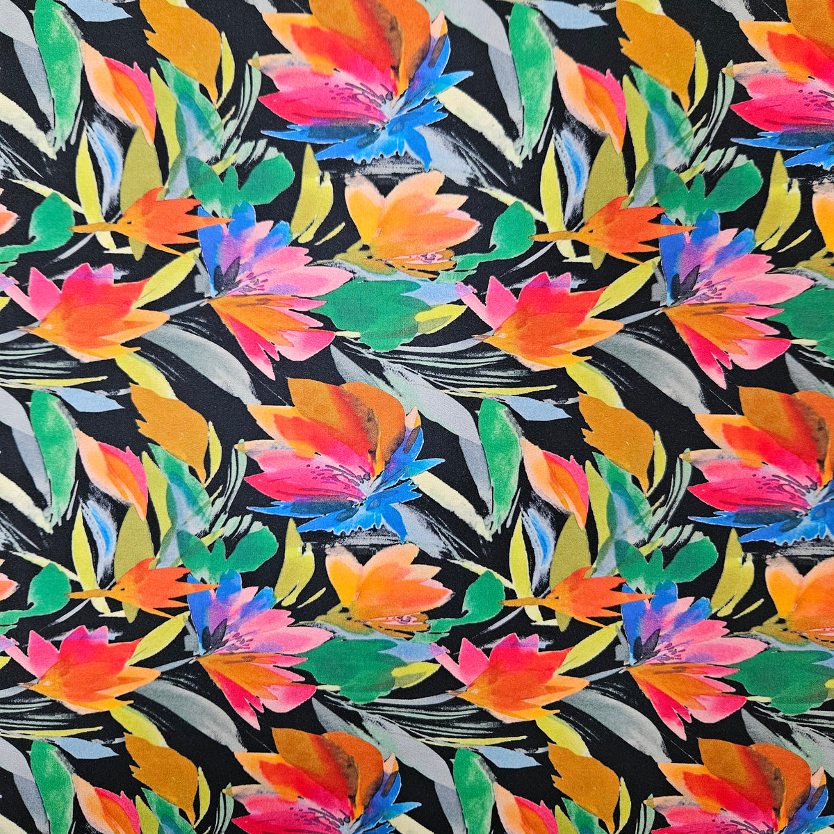 Beaufort Road Floral - Black 7795