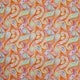 Water Marbled Paisley Orange 7799 O
