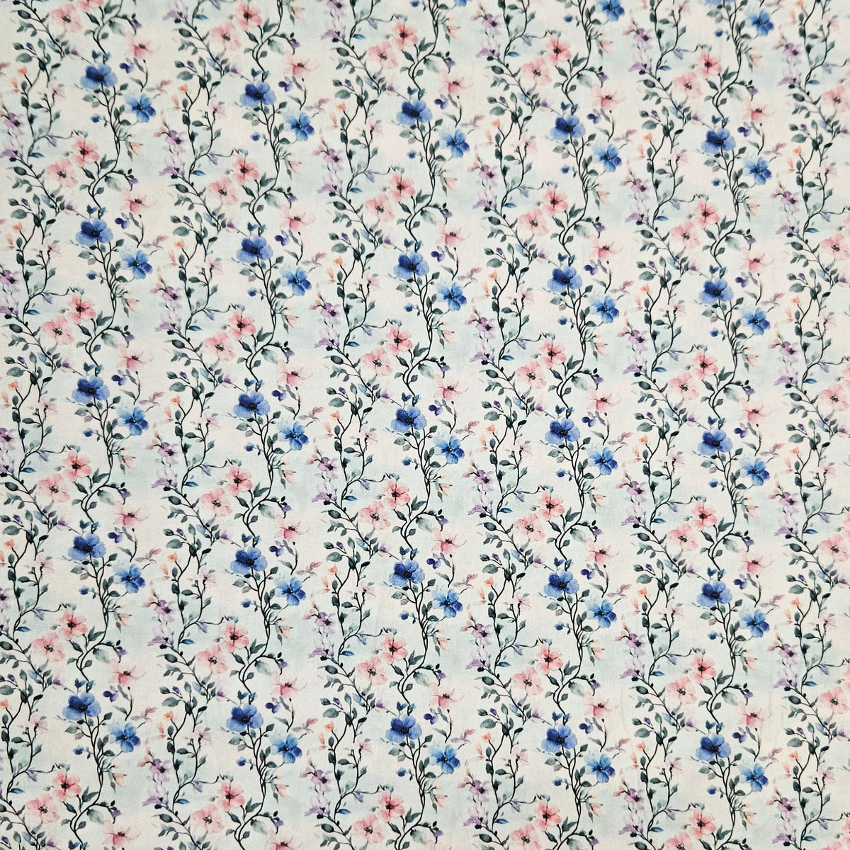 Mini Florals - Blossoming Vine Pink 7803