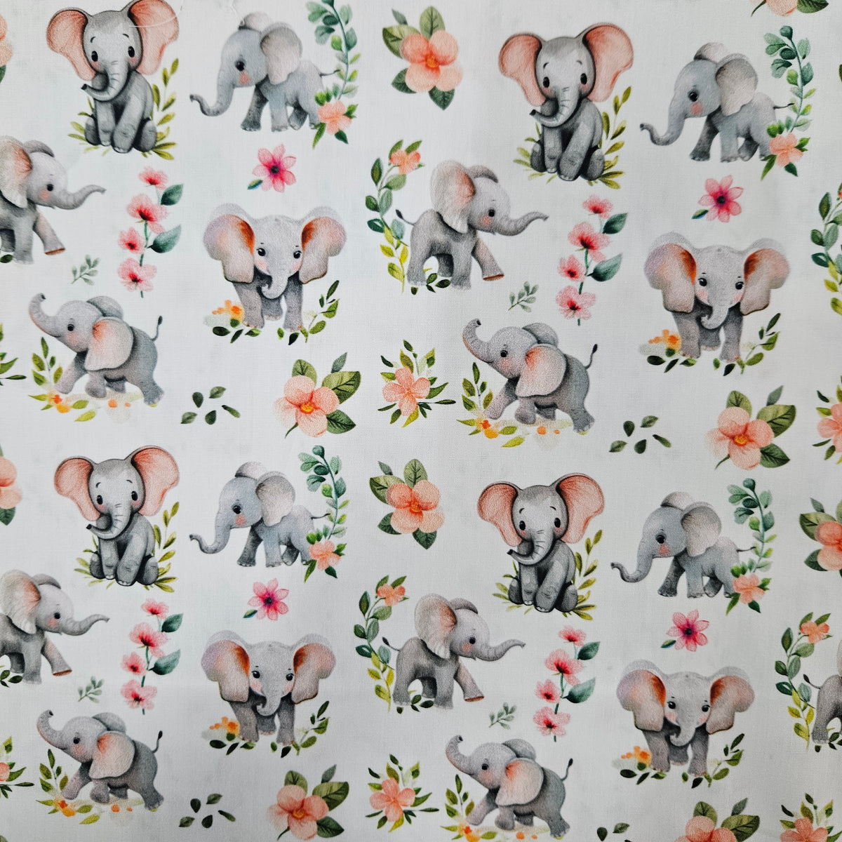 Baby Elephant - Florals 7810
