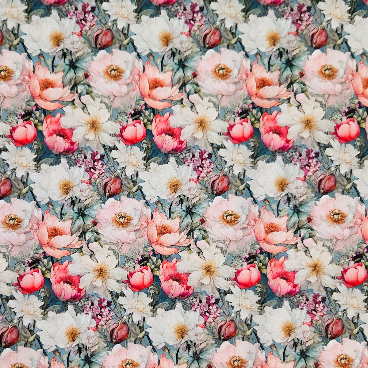 Pink and White Peonies 7842