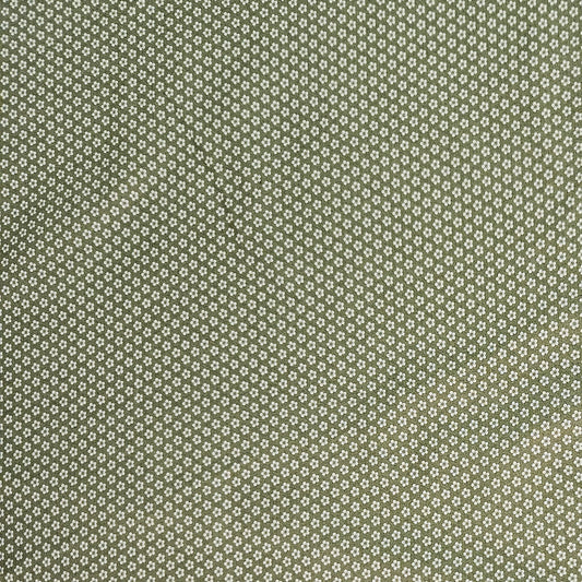 Tiny Floral on Green