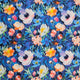 Artists Flowers on Blue