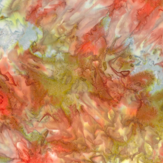 Batik - 2243  Orange and Gold Cosmos