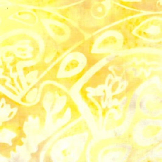 Batik -1935 Foliage Swirl Yellow