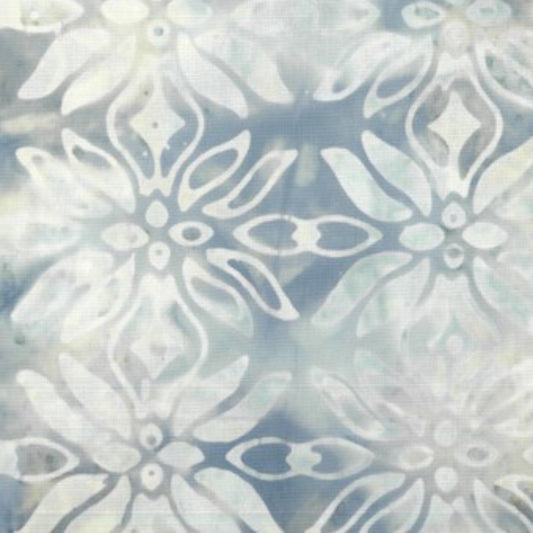 Batik -1964 Geometric Flower Silver