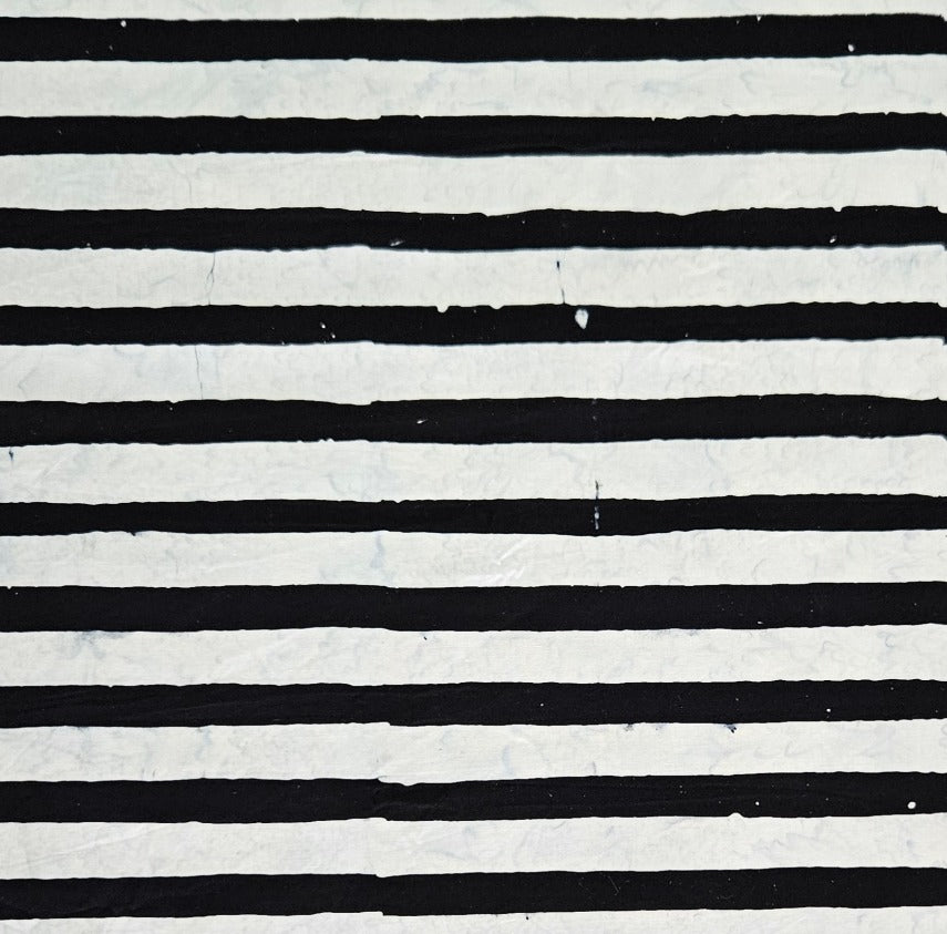 Batik - ST-1 Large Stripes Black and White