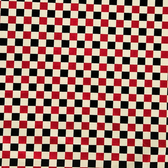 compare product Cream Check - Black and Red - 10mm