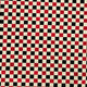 Cream Check - Black and Red - 10mm
