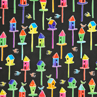 compare product Bright Multicoloured Birdhouses