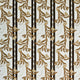 Budding Vine Striped - Dark Brown