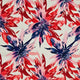 RAYON - Burst Red and Purple