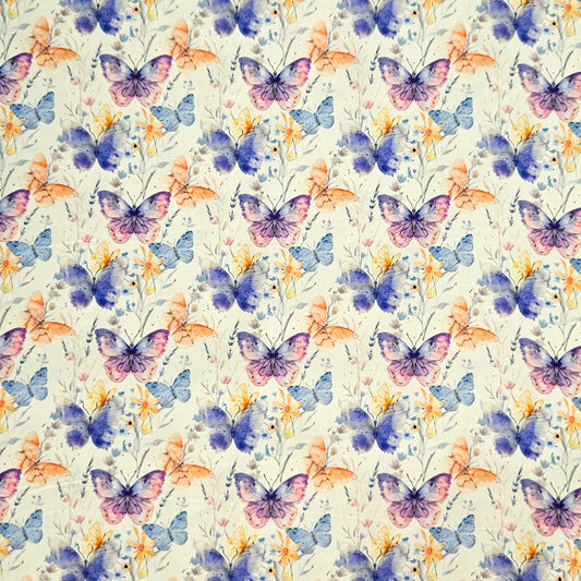 Butterflies - Purple and Orange 7785