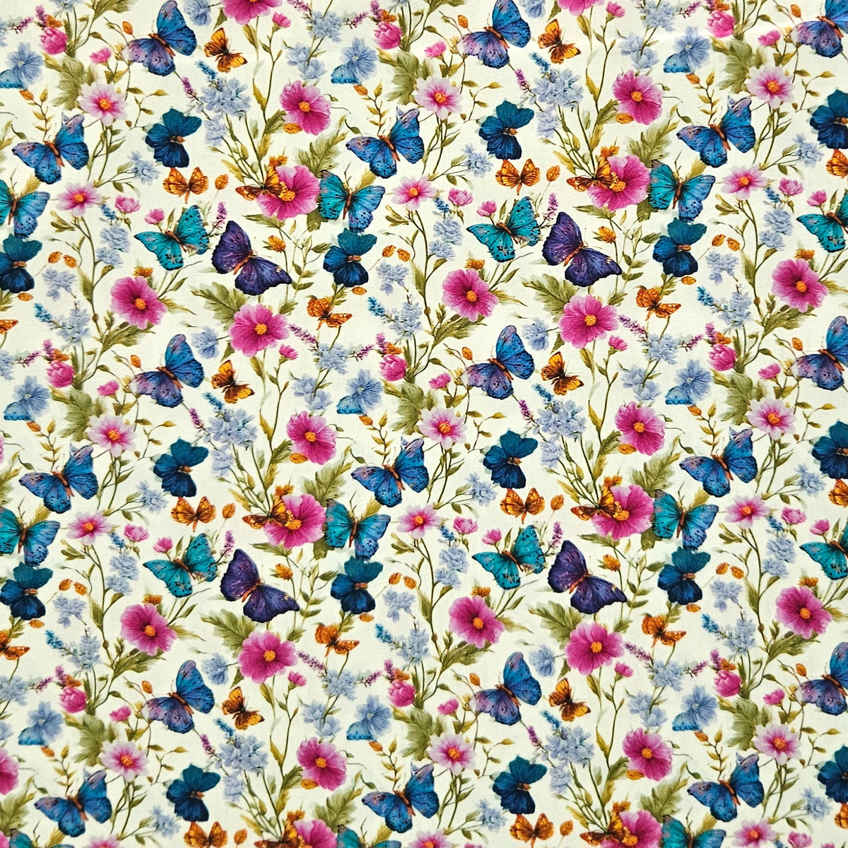 Butterflies - Spring Bloom Magenta 7816