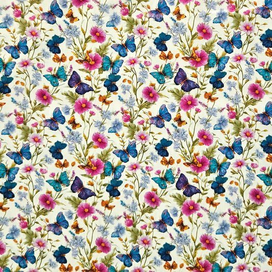 Butterflies - Spring Bloom Magenta 7816