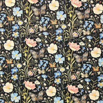 compare product Butterflies - Spring Bloom on Black 7757
