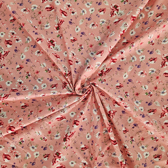 compare product COTTON - Poppies on Pink