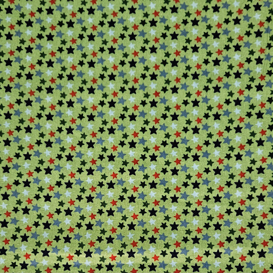 Christmas Gnomes - Stars on Green