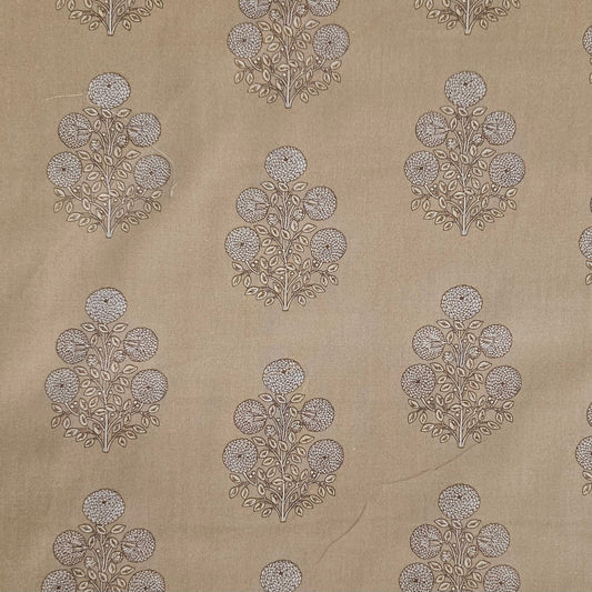 Chrysanthemum Bunches on Beige
