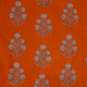 Chrysanthemum Bunches on Orange