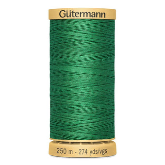 compare product Gutermann 250m Cotton Thread - Col. 8543 - Emerald Green