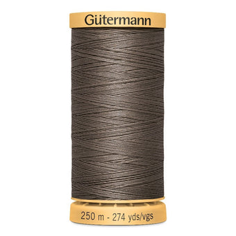 compare product Gutermann 250m Cotton Thread - Col.1225 - Mid Brown