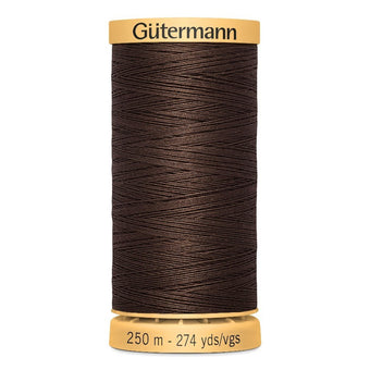 compare product Gutermann 250m Cotton Thread - Col.1912 - Brown