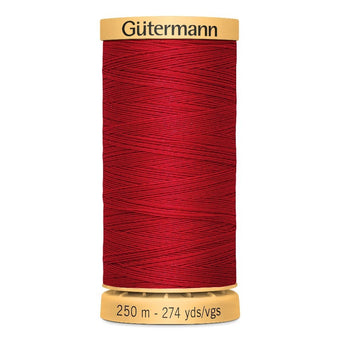 compare product Gutermann 250m Cotton Thread - Col.2074 - Red