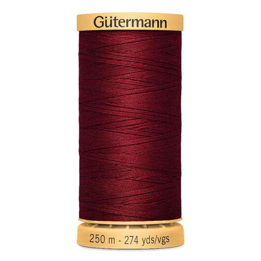 Gutermann 250m Cotton Thread - Col. 2433 - Maroon