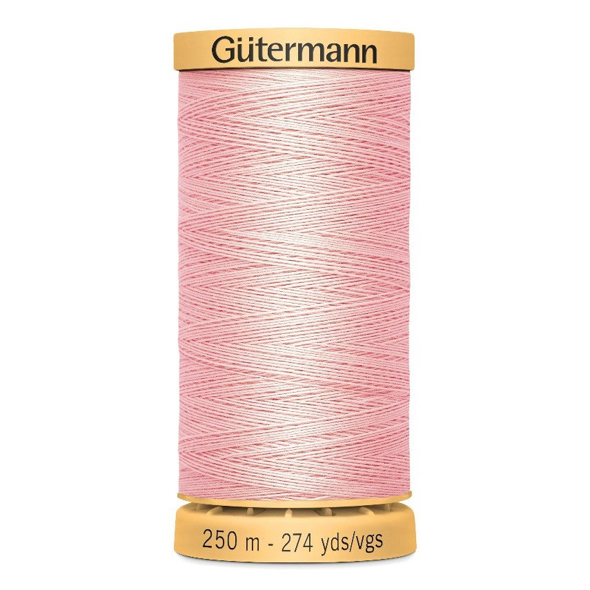 Gutermann 250m Cotton Thread - Col.2538 - Light Pink