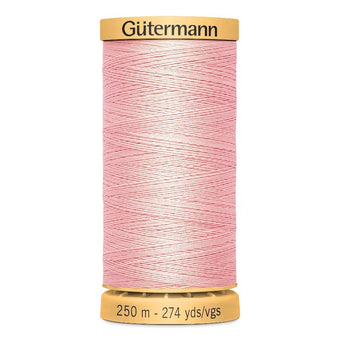 compare product Gutermann 250m Cotton Thread - Col.2538 - Light Pink