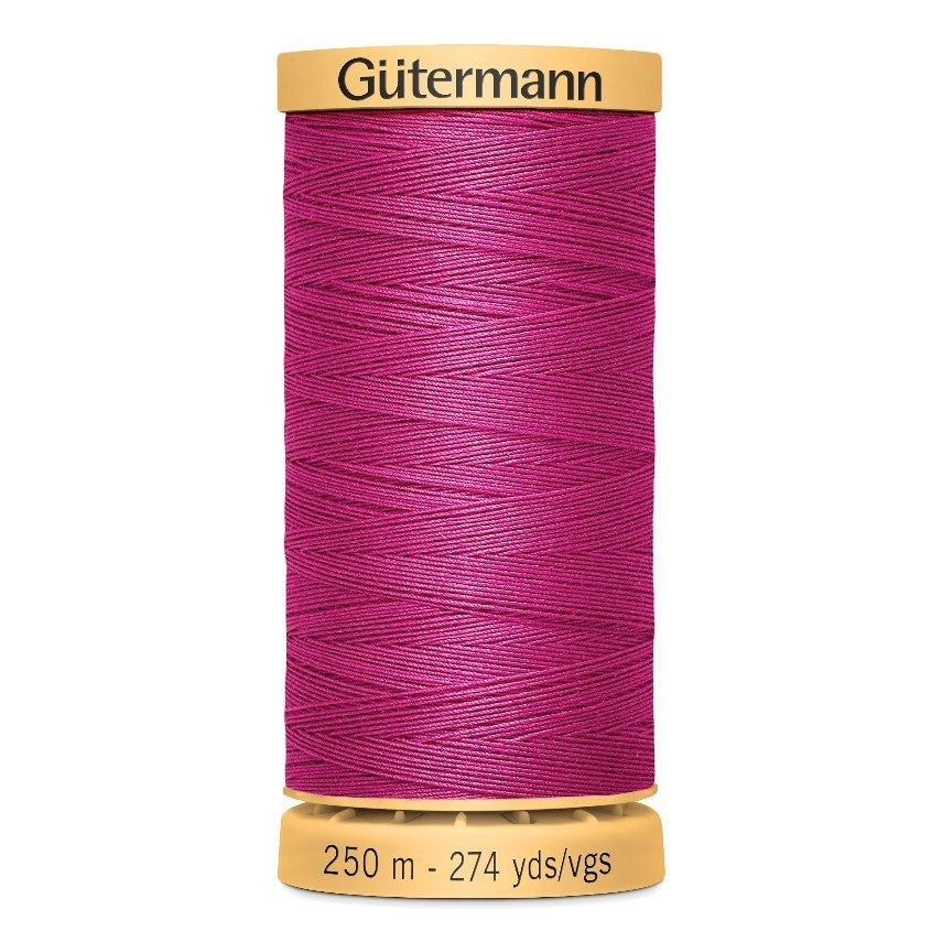 Gutermann 250m Cotton Thread - Col.2955 - Hot Pink