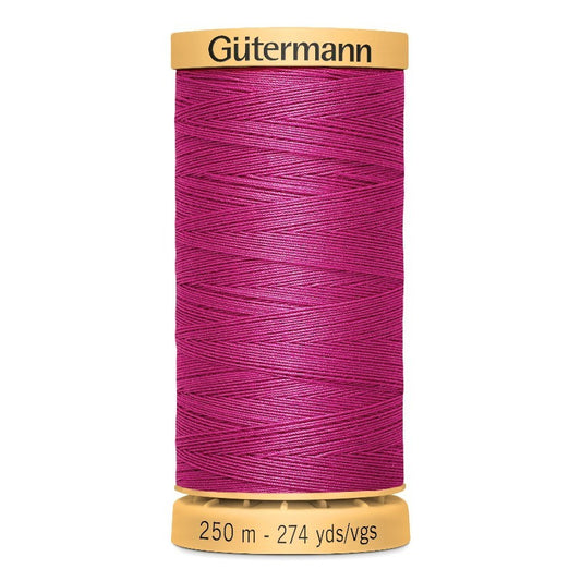 Gutermann 250m Cotton Thread - Col.2955 - Hot Pink