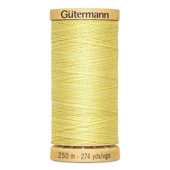 compare product Gutermann 250m Cotton Thread - Col.349 - Lemon