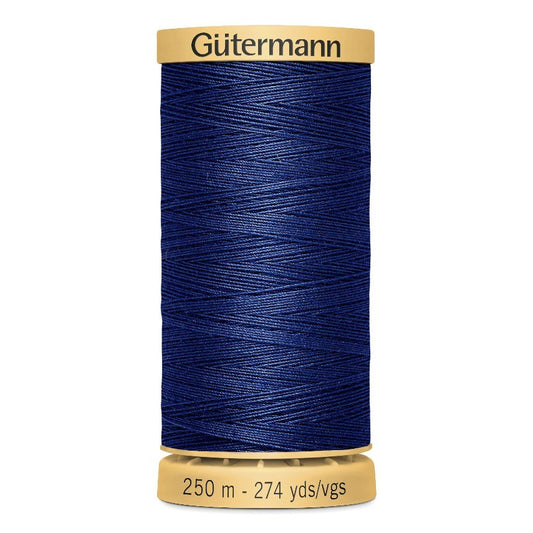 Gutermann 250m Cotton Thread - Col.5123 - Navy Blue
