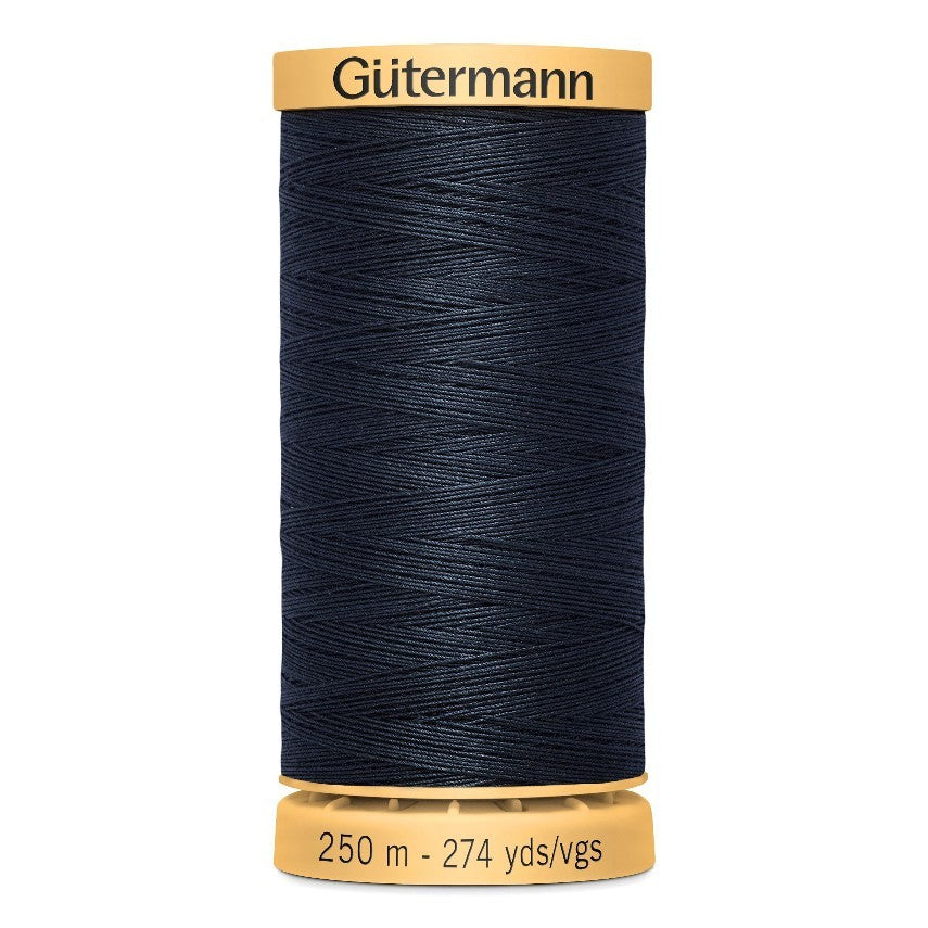 Gutermann 250m Cotton Thread - Col.5412 - Dark Navy