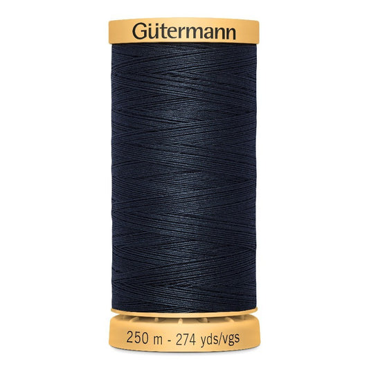 Gutermann 250m Cotton Thread - Col.5412 - Dark Navy