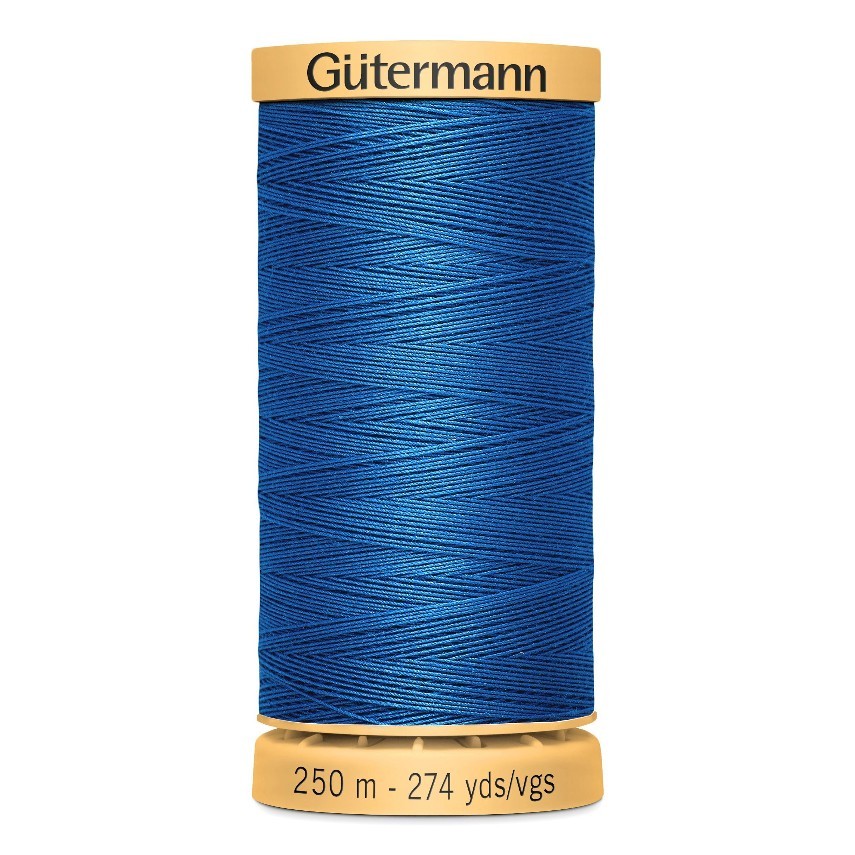 Gutermann 250m Cotton Thread - Col.5534 - Royal Blue